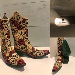 NEW w/o tags ~ NOMAD Rubber Cowboy Boots ~ Sz 8